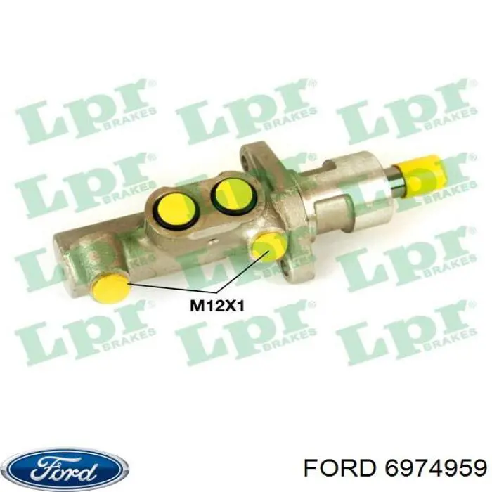 Циліндр головний гальма (Гідротормоз) Ford 6974959 ціна, від 65.33 USD