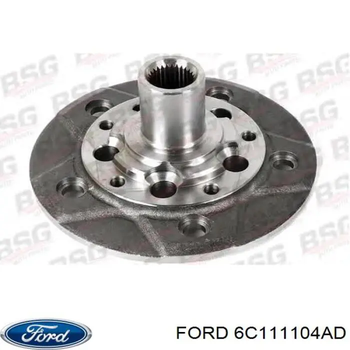 Купити 6C111104AD Ford Маточини передніх коліс