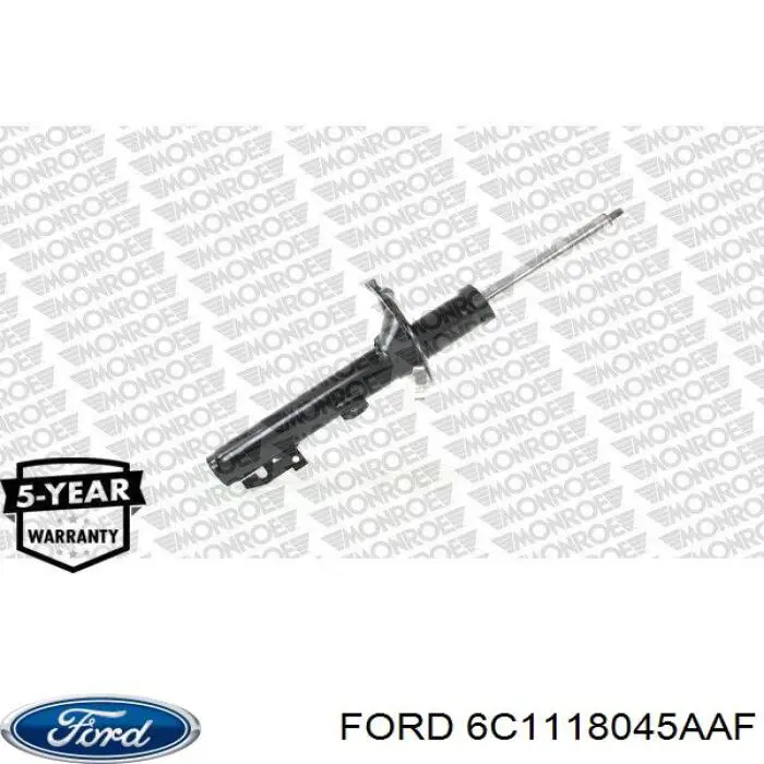 Амортизатор передній 6C1118045AAF Ford