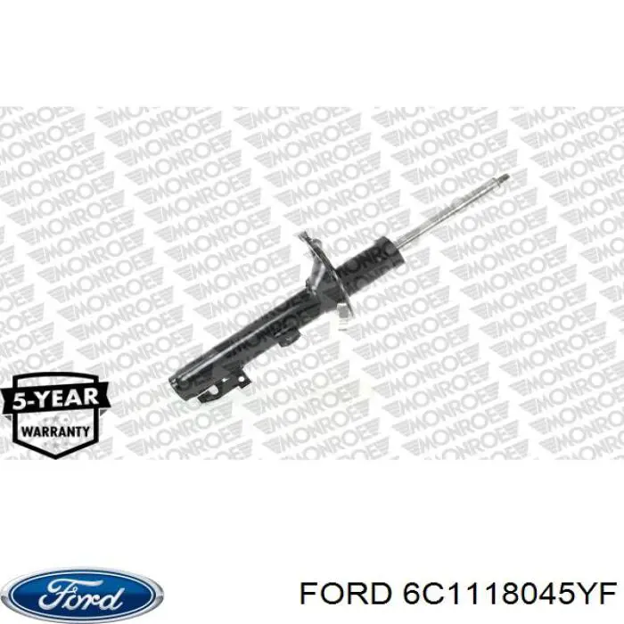 6C1118045YF Ford амортизатор передній