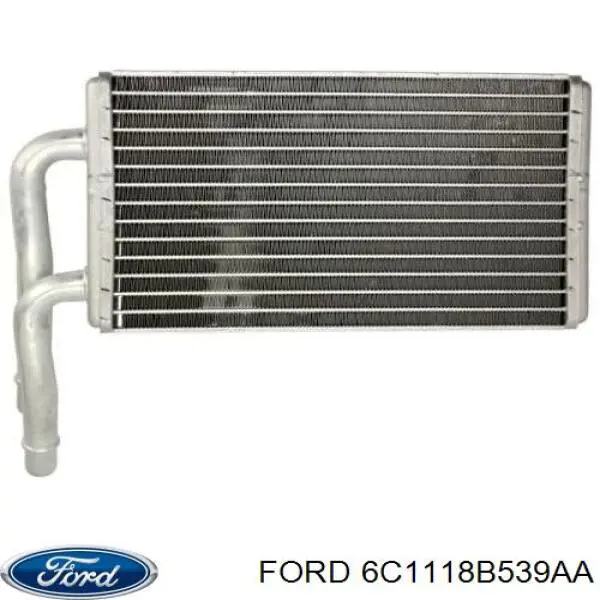 6C1118B539AA Ford Радіатор опалювача салону