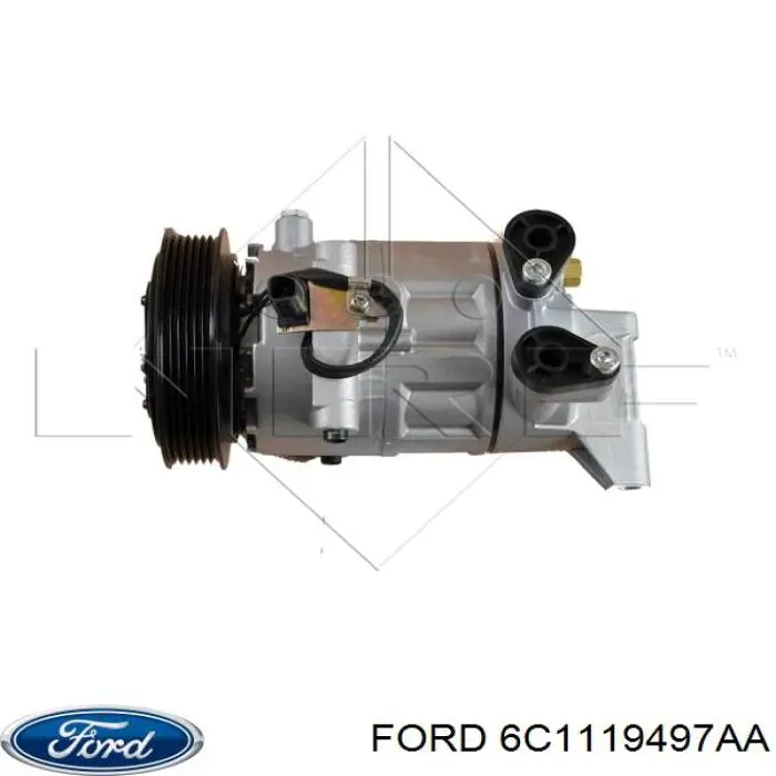 Компресор кондиціонера 6C1119497AA Ford