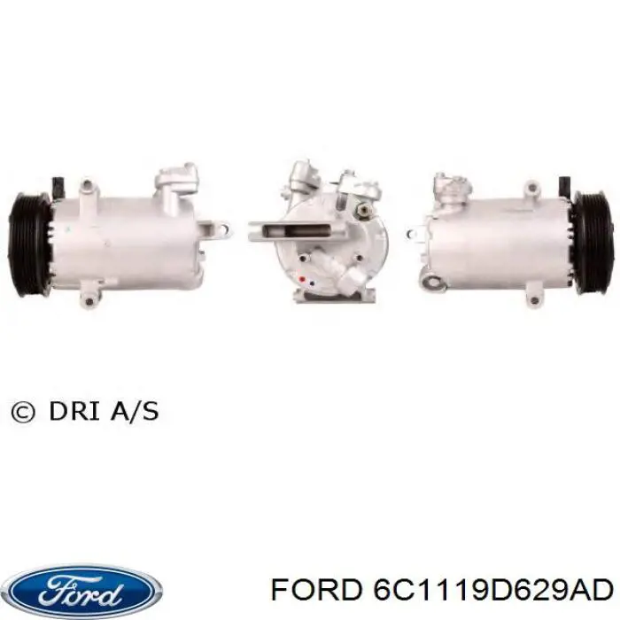 Купити 6C1119D629AD Ford Компресор кліматичної установки