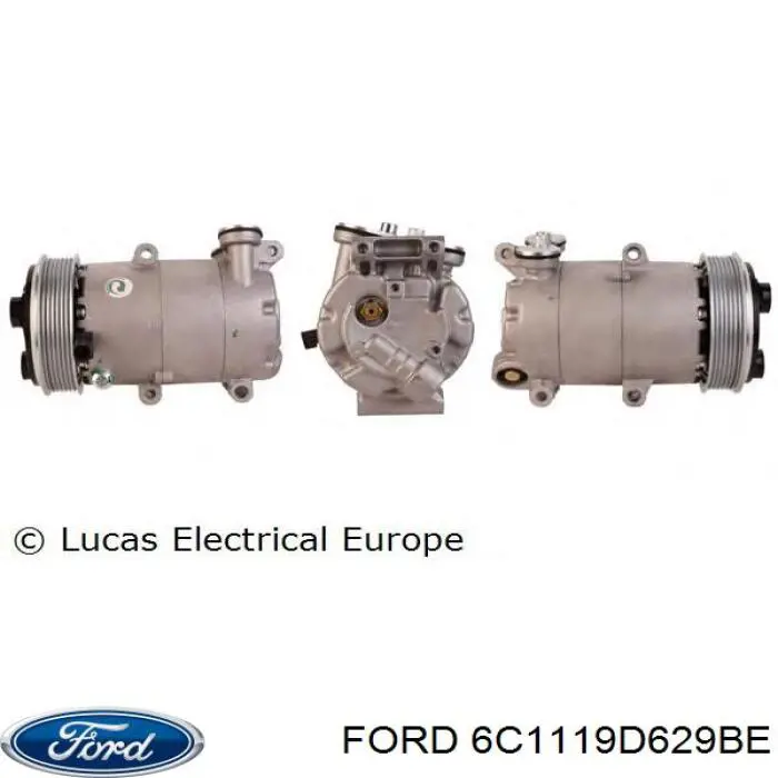 6C1119D629BE Ford Компресор холодоагенту