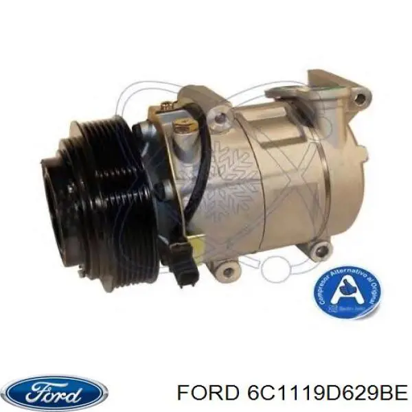 Компресор системи кондиціювання Ford 6C1119D629BE ціна, від 207.84 USD