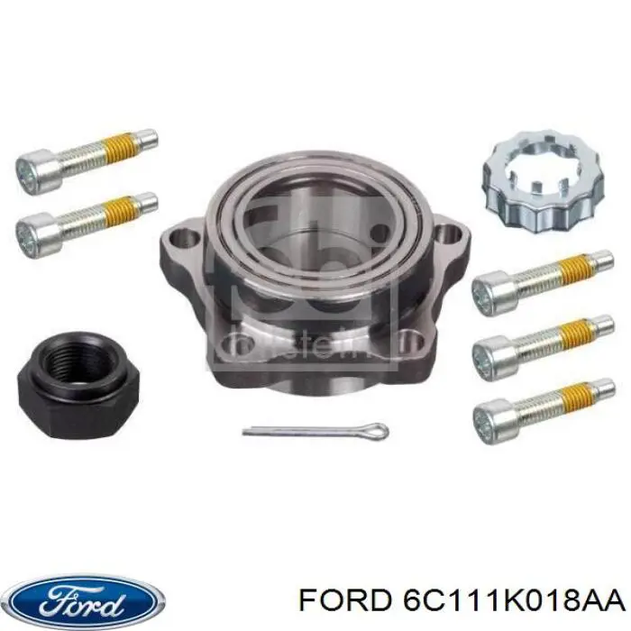 Підшипник маточини Ford 6C111K018AA