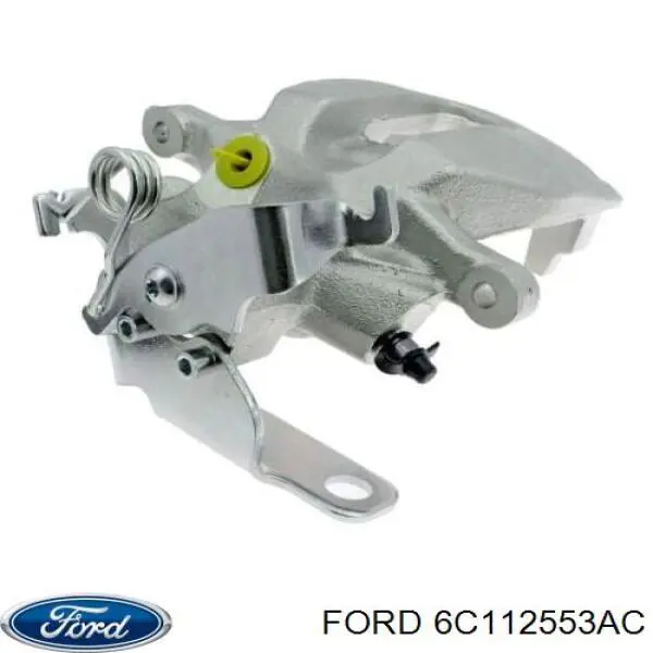 6C112553AC Ford Супорт гальмівний задній лівий