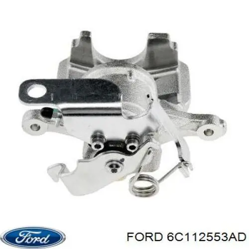 6C112553AD Ford Супорт гальмівний задній лівий
