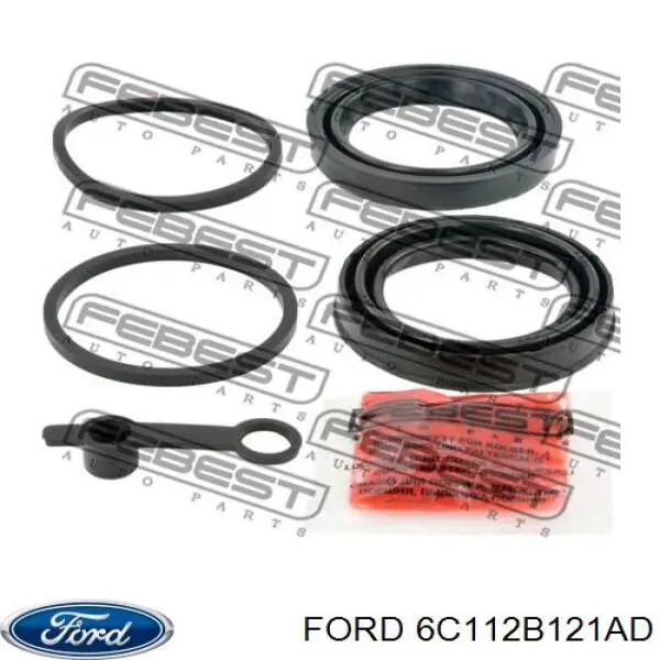 Купити 6C112B121AD Ford Супорт гальмівний передній лівий