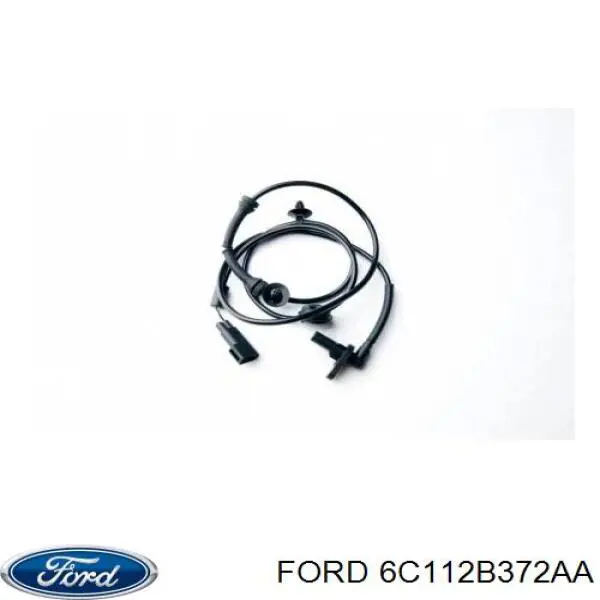 Купити 6C112B372AA Ford Датчик АБС (ABS) передній