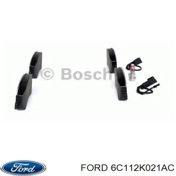 Гальмівні колодки Ford 6C112K021AC ціна, від 25.47 USD
