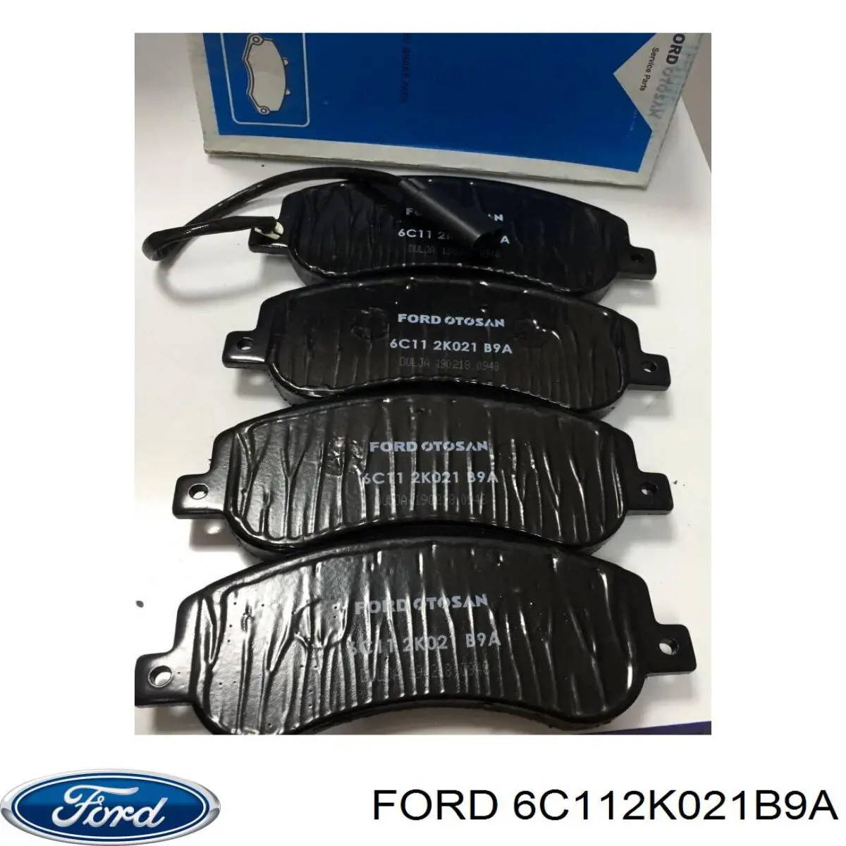 6C112K021B9A Ford Передні гальмівні колодки