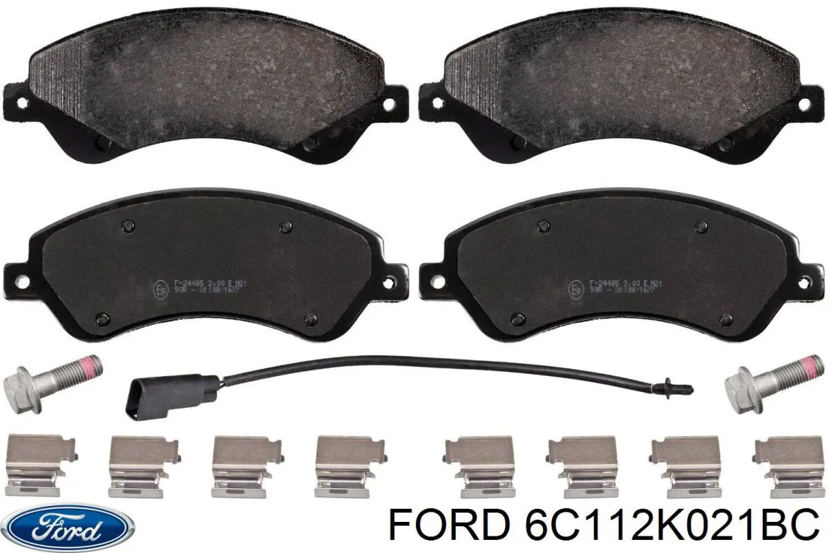 Гальмівні колодки Ford 6C112K021BC ціна, від 28.74 USD
