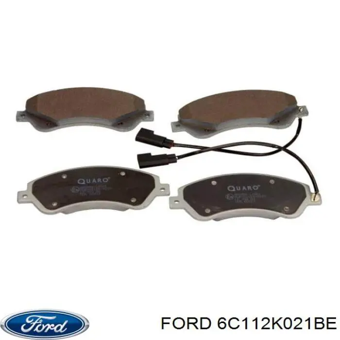 Гальмівні колодки Ford 6C112K021BE ціна, від 27.84 USD