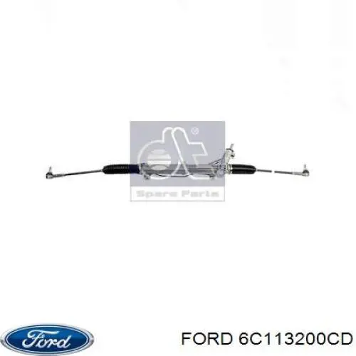 6C113200CD Ford Рейковий рульовий механізм