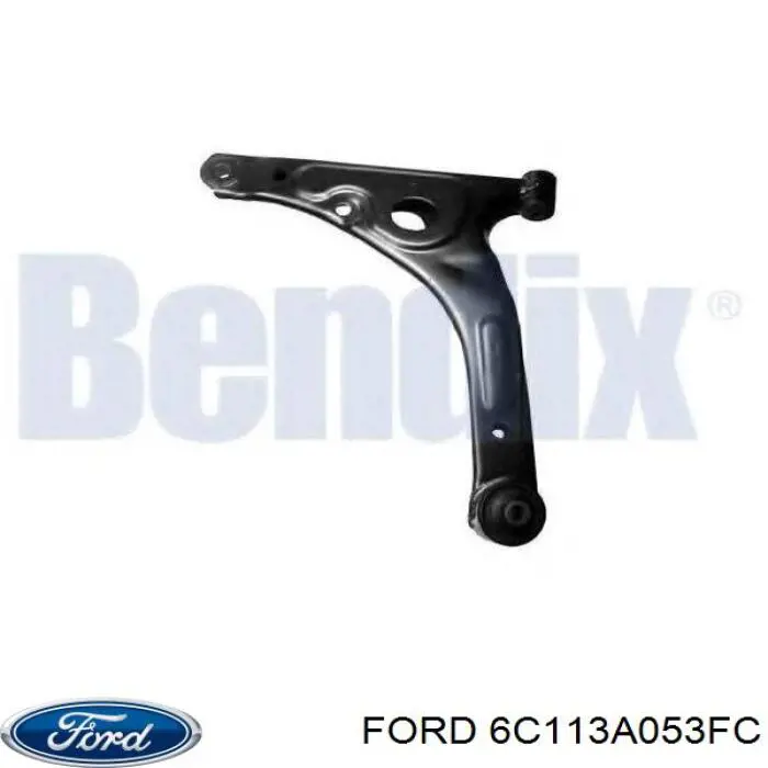 Важіль передній лівий Ford 6C113A053FC ціна, від 55.30 USD
