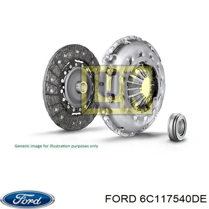 Зчеплення 6C117540DE Ford