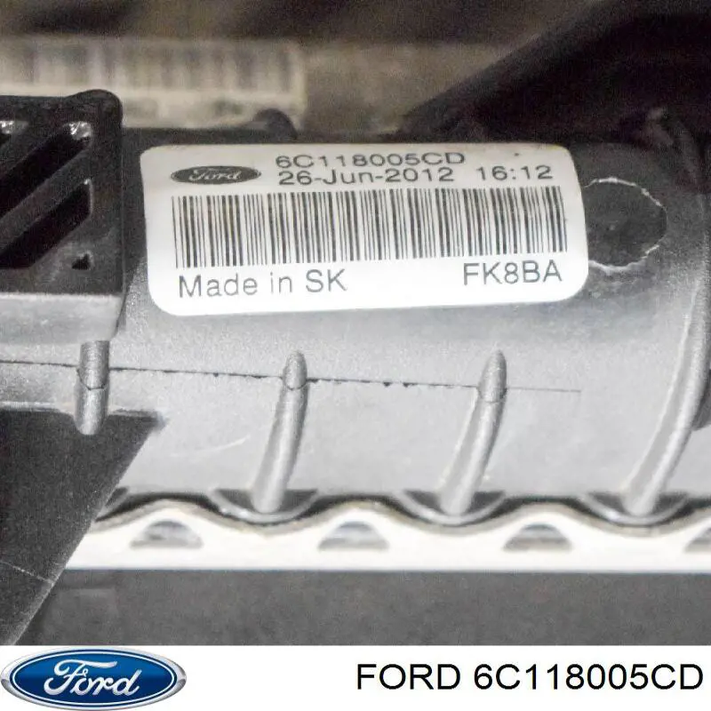 Радіатор охолодження Ford 6C118005CD