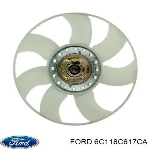 Купити 6C118C617CA Ford Муфта вязкостная системи охолодження