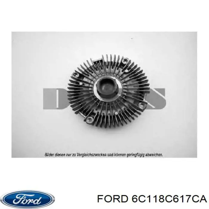 В'язкова муфта вентилятора Ford 6C118C617CA ціна, від 48.79 USD