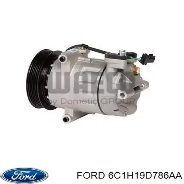 Компресор кондиціонера 6C1H19D786AA Ford