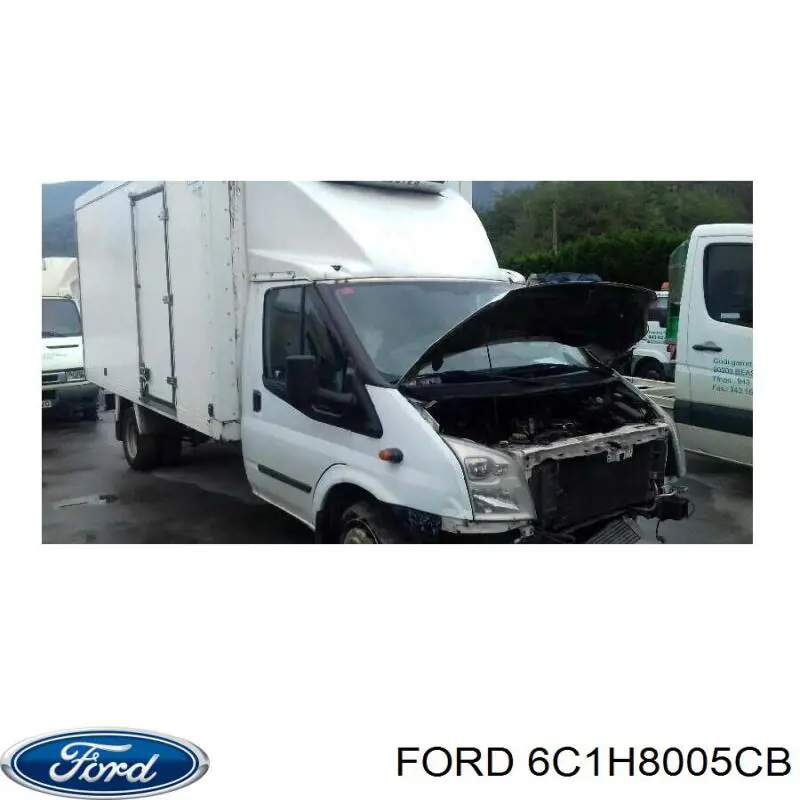 Радіатор охолодження двигуна 6C1H8005CB Ford