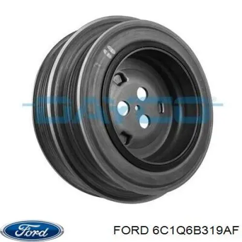 Купити 6C1Q6B319AF Ford Шків колінчастого вала
