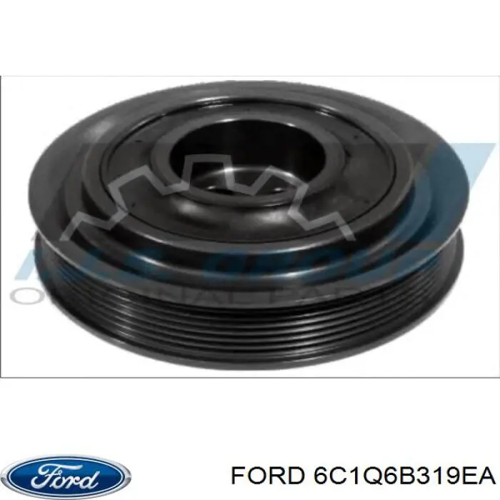 Шків колінвала 6C1Q6B319EA Ford