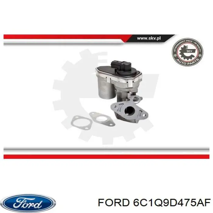 Купити 6C1Q9D475AF Ford Прилади управління системи рециркуляції