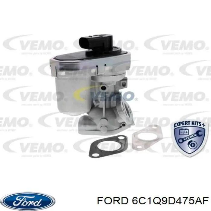 6C1Q9D475AF Ford Клапан рециркуляції відпрацьованих газів EGR