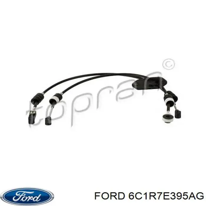 6C1R7E395AG Ford Трос коробки передач
