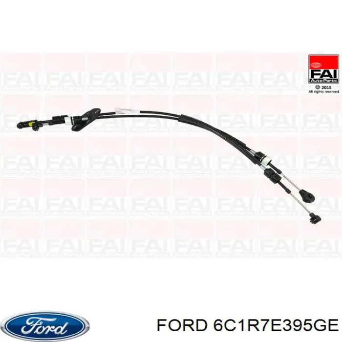 Трос перемикання передач, здвоєний Ford 6C1R7E395GE ціна, від 86.81 USD