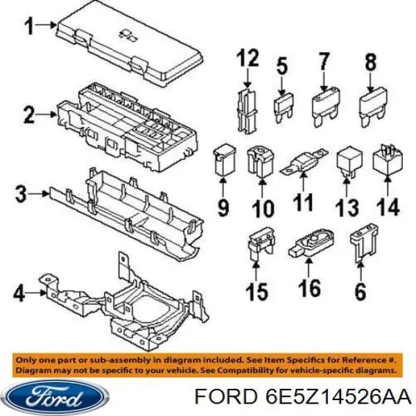  Ford 6E5Z14526AA ціна, від 4.50 USD