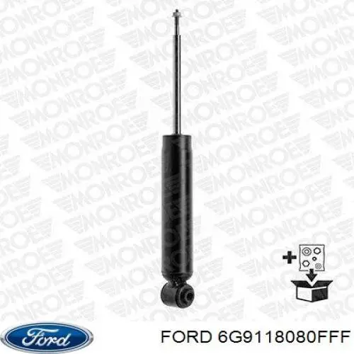 Амортизатор задній 6G9118080FFF Ford