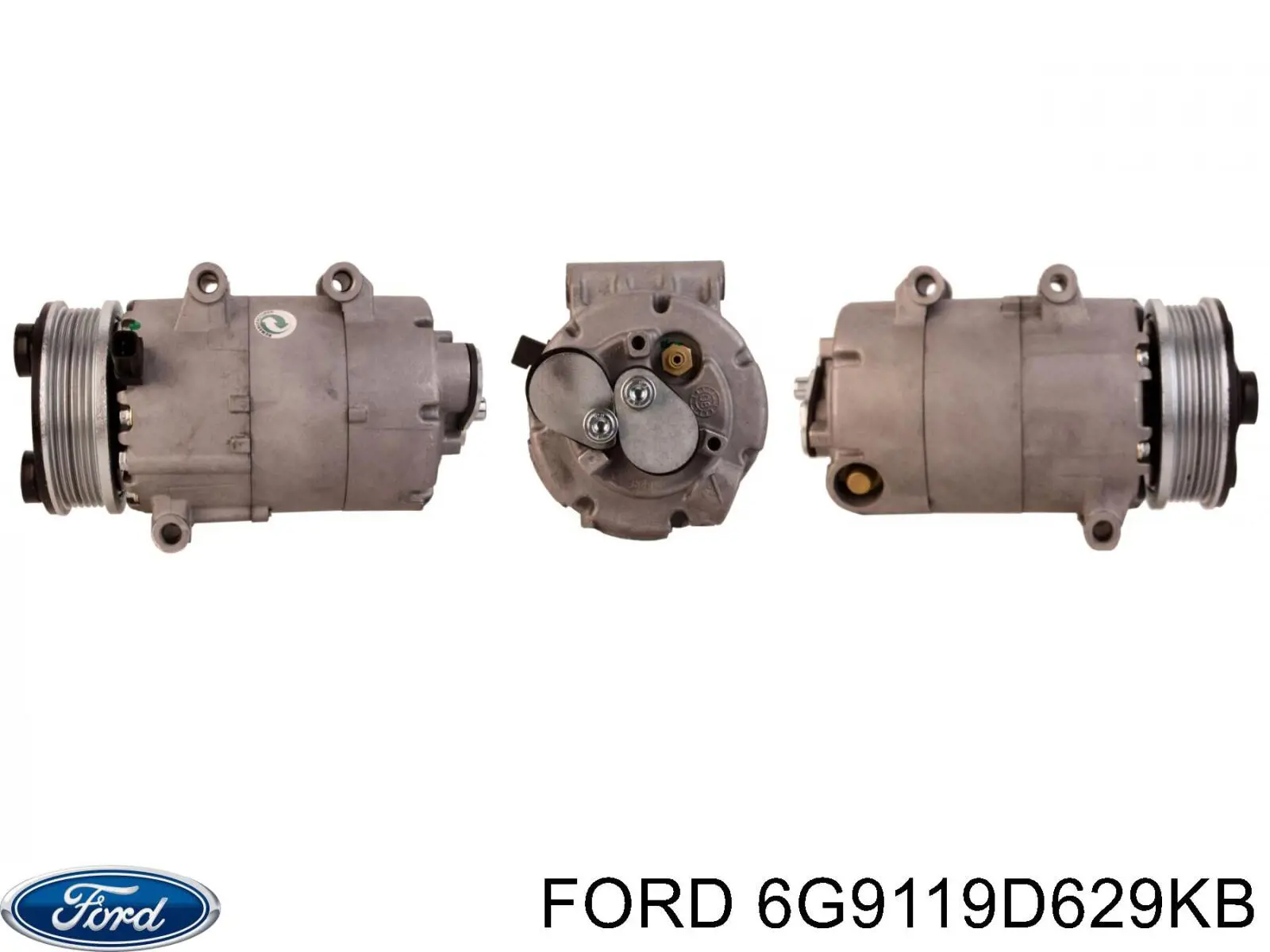 Компресор кондиціонера 6G9119D629KB Ford