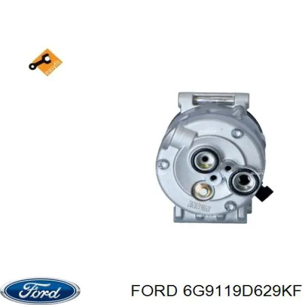 Компресор кондиціонера 6G9119D629KF Ford