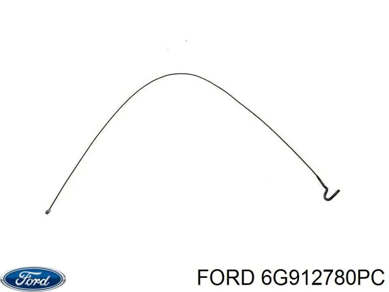 6G912780PC Ford Трос ручного гальма передній