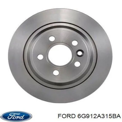 Купити 6G912A315BA Ford Диск заднього гальма