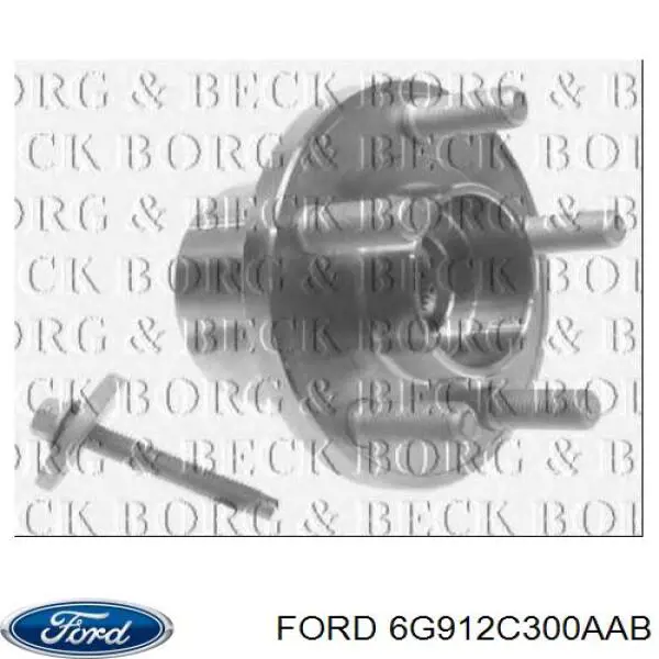 Маточина колеса передня Ford 6G912C300AAB ціна, від 66.02 USD