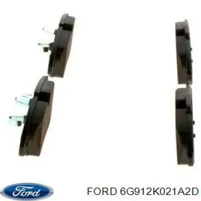 Гальмівні колодки Ford 6G912K021A2D ціна, від 47.82 USD