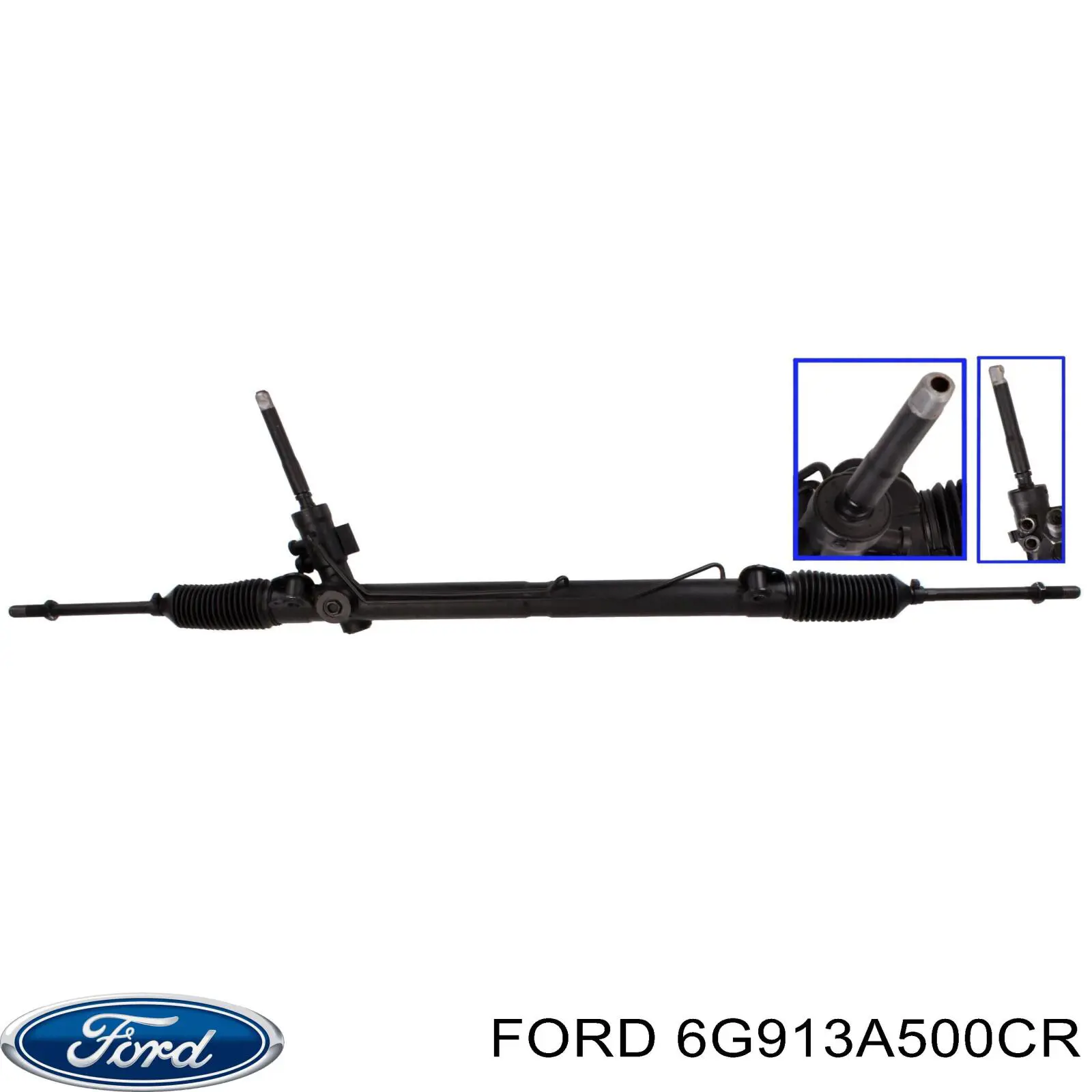 6G913A500CR Ford Рейковий рульовий механізм