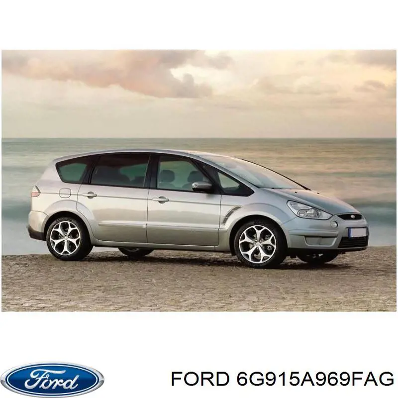 6G915A969FAG Ford Цапфа поворотна ліва