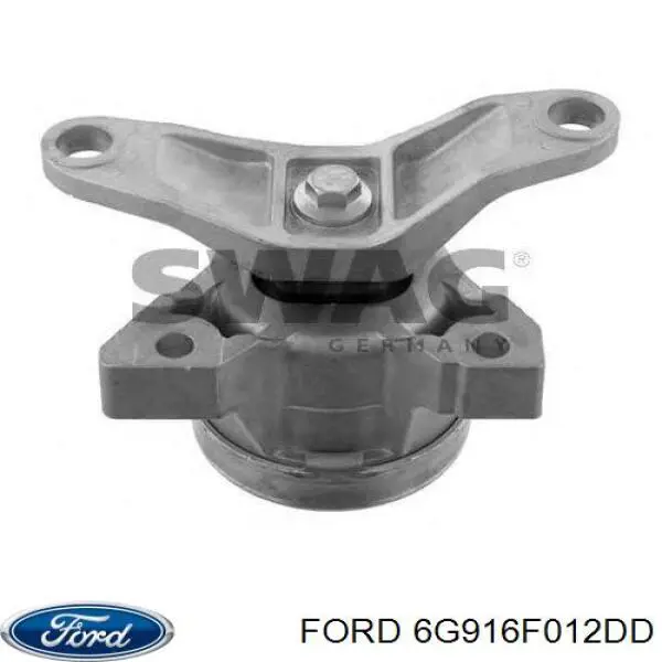 Подушка (опора) двигуна, права 6G916F012DD Ford