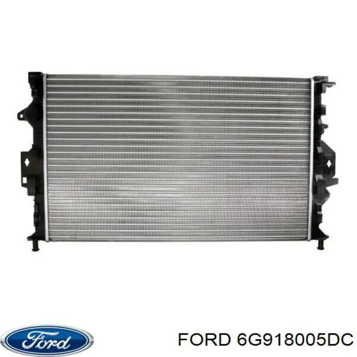 Радіатор основний Ford 6G918005DC ціна, від 73.81 USD