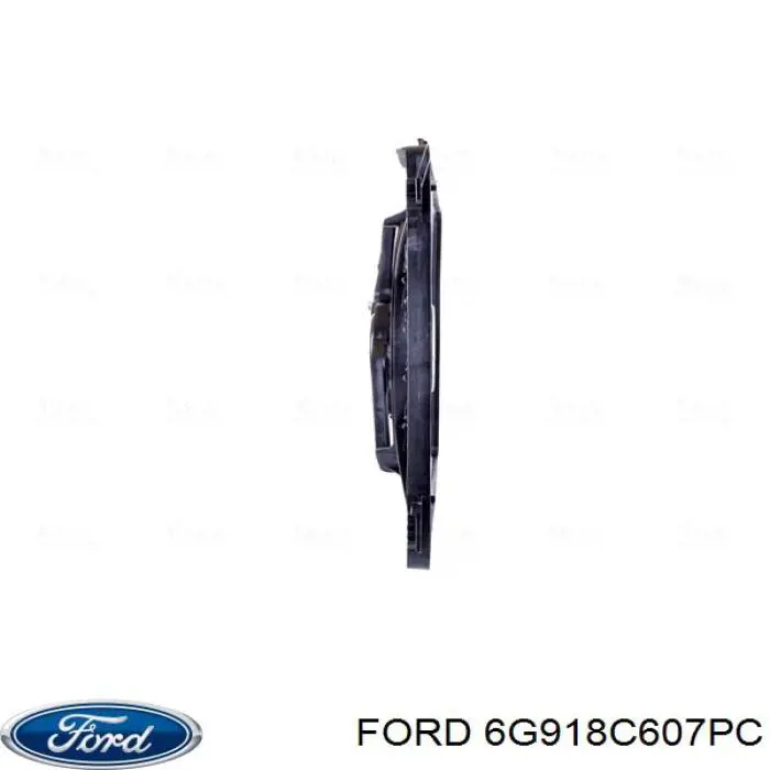 Купити 6G918C607PC Ford Дифузор радіатора охолодження, в зборі з двигуном і крильчаткою