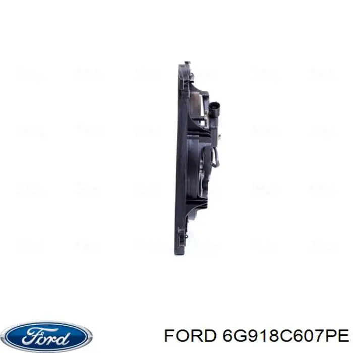 Дифузор радіатора охолодження, в зборі з двигуном і крильчаткою Ford 6G918C607PE ціна, від 109.80 USD