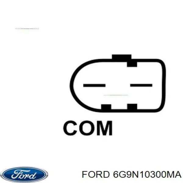 Генератор Ford 6G9N10300MA ціна, від 260.55 USD