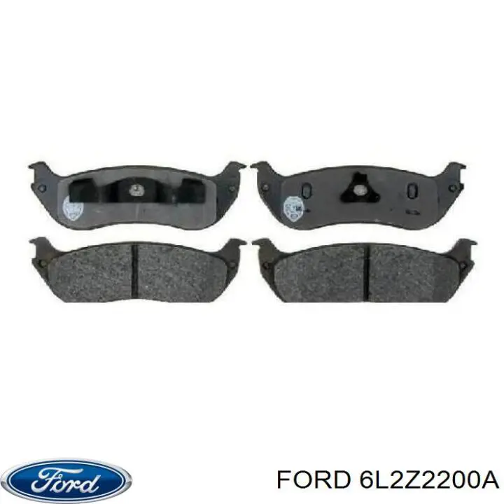 Задні гальмівні колодки Ford 6L2Z2200A ціна, від 26.99 USD