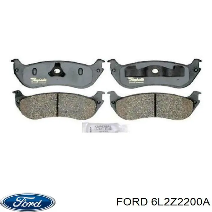 6L2Z2200A Ford Колодки гальмівні задні, дискові