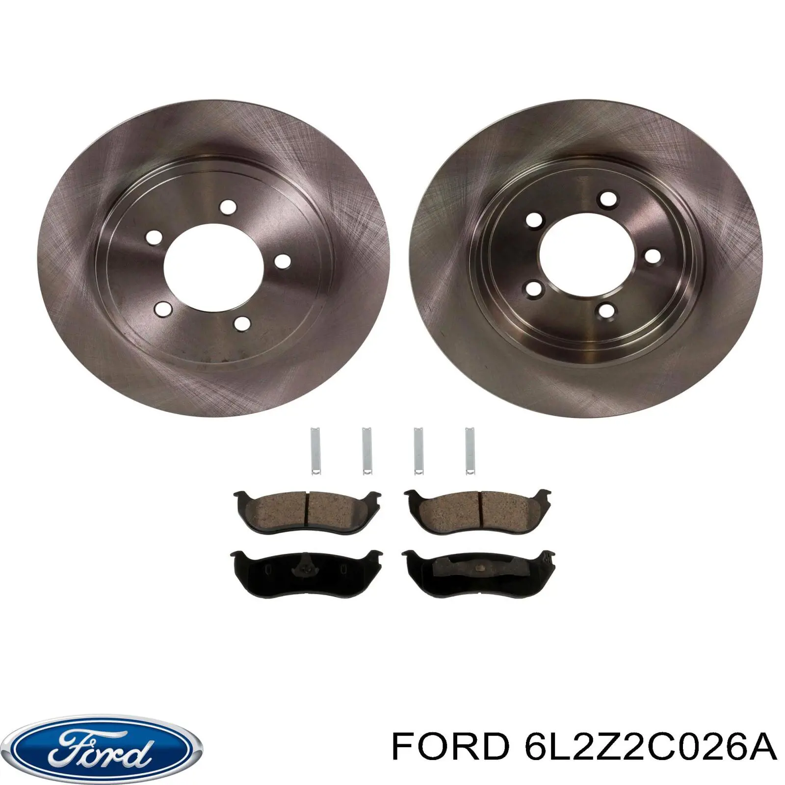Задні дискові гальма Ford 6L2Z2C026A ціна, від 59.88 USD